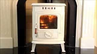 Henley Aran Multifuel Stove in Cream Enamel [upl. by Rodama847]