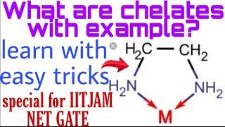 what is chelating ligand with example and easy tricks for IIT JAM NET GATE [upl. by Conte]