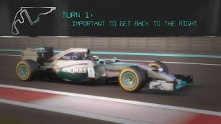 Abu Dhabi On Board with Lewis Hamilton in the F1 Simulator [upl. by Eibrik420]