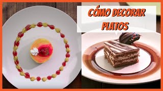 Cómo decorar platos para servir [upl. by Anpas511]