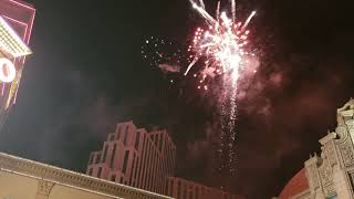 Reno Nevada  New Years Fireworks for Celebration of 2019 [upl. by Champaigne]