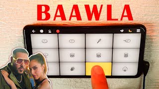 Bawla on WalkBand App  Mobile Piano  Drum  Instrumental RingTone  Remix  Bass Boosted  Badshah [upl. by Anitsyrc]