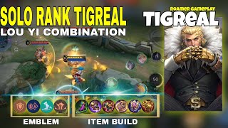 Tigreal Best Build and Emblem 2024  Solo Rank Tigreal  Tigreal Gameplay  MLBB  Mobile Legends [upl. by Asenad]