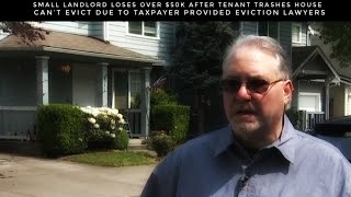 Small Landlord Loses Over 50K After Tenant Trashed House Can’t Evict Due To Free Lawyers [upl. by Volnay821]