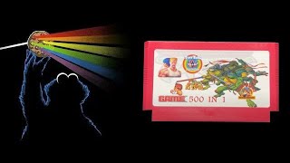 Game 500 in 1 Cartridge from China  NES FAMICOM PEGASUS [upl. by Bria]