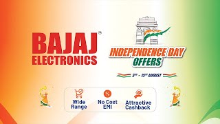 Bajaj Electronics  Independence Day Offers  Best Deals on Widest Range of Electronics [upl. by Eimia421]