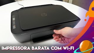 LIGANDO PELA PRIMEIRA VEZ IMPRESSORA DESKJET INK ADVANTAGE 2774 COM WIFI IMPRESSORA BARATA E BOA [upl. by Bendix]