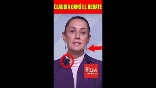 CLAUDIA GANÓ EL DEBATE POR MÉRITOS PROPIOS EN CDMX [upl. by Cathey]