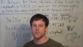 Solving Ratio Word Problems the easy way [upl. by Rafaello]