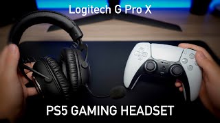 BEST GAMING HEADSET FOR PS5  Logitech G Pro X [upl. by Ethelbert449]