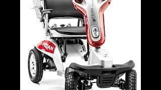 Tzora Titan Hummer XL Folding 4wheel Electric Scooter at TopMobilitycom [upl. by Euqirrne]