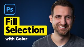 How to Fill Selection with Color in Photoshop [upl. by Fish]