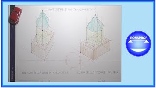 ASSONOMETRIE DI UNA COMPOSIZIONE DI SOLIDI  COMP N°2  1089 [upl. by Aiekahs]