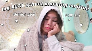 my REAL school morning routine 5AM [upl. by Inoue]