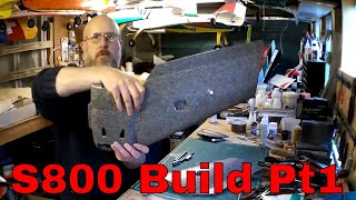 Reptile S800 Sky Shadow FPV wing Build Pt1 from Banggood [upl. by Perdita]