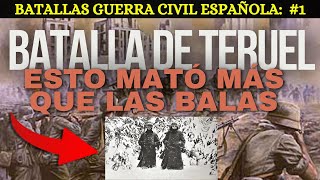 🪖 BATALLA de TERUEL 1 Batallas Guerra Civil Española [upl. by Frodine]