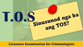 Criminology Brief Talks Ep 15  Sinusunod nga ba ang TOS sa Criminology Board  Criminology Talks [upl. by Ahsinyar]