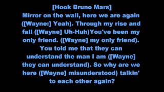 Lil wayne ft Rick Ross amp Bruno Mars Mirror Remix lyrics [upl. by Chesnut]