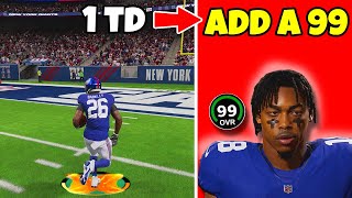 Score A Touchdown  Add A 99 Overall To The Giants [upl. by Reh]