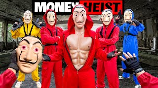 PARKOUR VS MONEY HEIST  Money Heist Disguise as Police to Steal Money amp Rescue Bad Guys  Epic POV [upl. by Len]