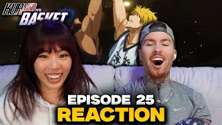 KISE VS AOMINE FINALE  Kuroko No Basket Episode 25 Reaction [upl. by Airetal917]