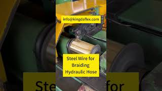 Carbon Steel Wire for Braiding Hydraulic Hose Reinforcement hydraulichose [upl. by Lebyram456]