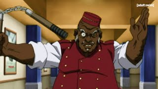 Huey Battles Uncle Ruckus  The Boondocks  adult swim [upl. by Danyluk]