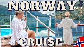 NORWAY CRUISE PART 3 HAUGESUND SEA DAY IONA SHIP TOUR AFTERNOON TEA SPA PampO CRUISES IONA AUG AD [upl. by Sirac]