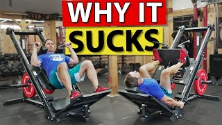 Leg Press Hack Squat Machine That Does Both Well Bells Of Steel Review [upl. by Yenduhc]