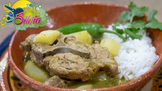 Espinazo con Papas en Salsa Verde  ElSazóndeSilvia [upl. by Anesuza]