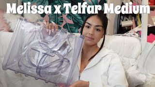 UNBOXING MELISSA x TELFAR MEDIUM BAG personal review [upl. by Marmawke]