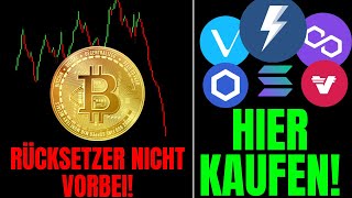 ⚠️BITCOIN KORREKTUR VORBEI NEIN LETZTE CHANCEN BEI ALTCOINS [upl. by Lleinnad]