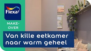 Eetkamer inrichten met Souraya van Binti home  Flexa verf [upl. by Llerrit721]