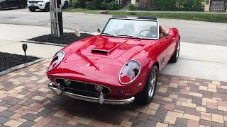 1961 Ferrari 250GT California Coachbuilt Recreation [upl. by Lidah]