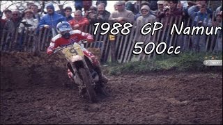 Motocross Grand Prix 1988  Namur Belgium  500cc Eric Geboers World Champion [upl. by Llehcal942]