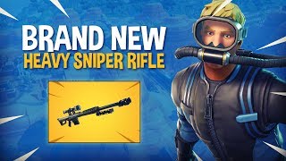 NEW Heavy Sniper Rifle  Fortnite Battle Royale Gameplay  Ninja [upl. by Ayala]