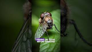 Botflies The Fascinating and Disturbing Life Cycle of Natures Parasite shorts [upl. by Sebastiano]