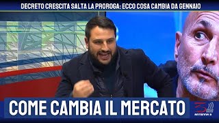 DECRETO CRESCITA SALTA LA PROROGA ECCO COSA CAMBIA SUL MERCATO DA GENNAIO [upl. by Awuhsoj]