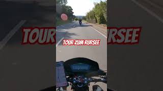 Tour zum rursee hondacb500f honda motovlog hondacb125f bikershorts bikelife shorts [upl. by Ermanno161]