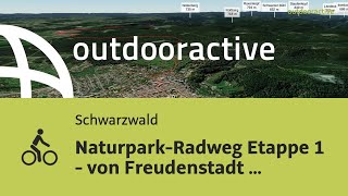 NaturparkRadweg Etappe 1  von Freudenstadt nach Gengenbach [upl. by Balling]