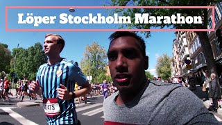 Löper Stockholm marathon med Jakob  Dör nästan [upl. by Foushee]