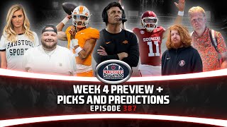 WEEK 4 PREVIEW  PICKS AND PREDICTIONS [upl. by Hyps]