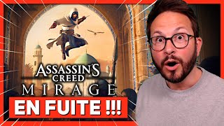 ASSASSINS CREED MIRAGE EN FUITE 🔥 Retour aux sources héros nom du jeu époque gameplay [upl. by Riehl984]