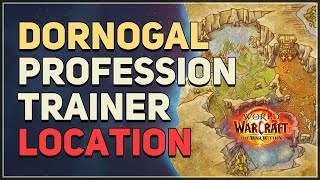 Dornogal Blacksmithing Profession Trainer Location WoW The War Within [upl. by Netsriik]