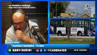 Marcelo Sequeira  No temos acuerdo paritario y mañana no habra servicio de transporte en Olavarria [upl. by Colvin461]