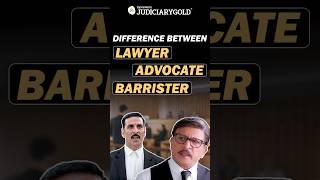 Lawyer vs Barrister vs Advocate  What’s the Difference [upl. by Dreyer]