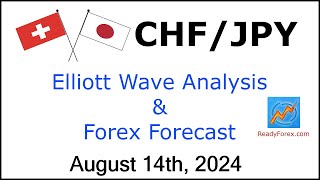 CHF JPY Elliott Wave Analysis  Forex Forecast  August 14 2024  CHFJPY Analysis Today [upl. by Mannes]