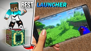 Best Launcher  Minecraft java edition play in mobile High Fps [upl. by Farrand714]