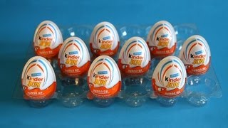 9 Kinder Joy Surprise Eggs​​​ [upl. by Bannister]