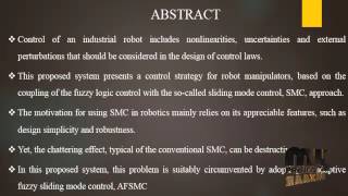 Adaptive fuzzy sliding mode control using supervisory fuzzy  Final Year Projects 2016  2017 [upl. by Adria82]